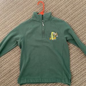 University of Oregon 3/4 zip